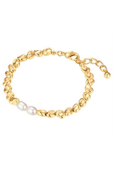 YOKOAMII Armband Metall gelbgold