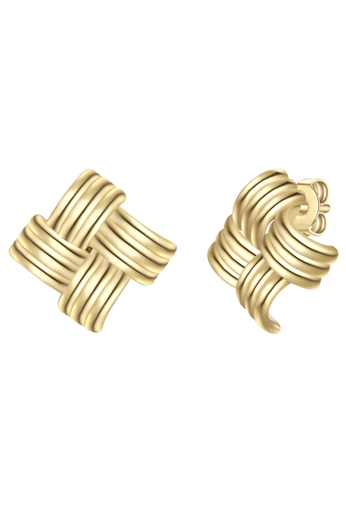 YOKOAMII Ohrringe Metall-Legierung gelbgold, Bild 1