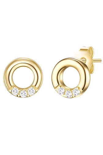 GLANZSTÜCKE MÜNCHEN Ohrringe Sterling Silber gelbgold