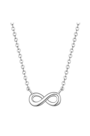 LULU & JANE Kette Messing silber