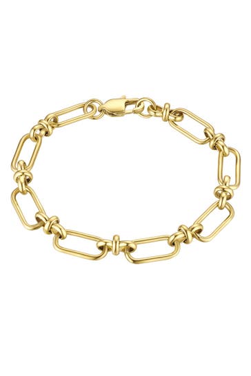 TRUE REBELS Armband Edelstahl gelbgold