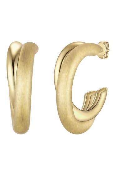 YOKOAMII Ohrringe Messing gelbgold