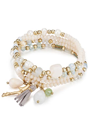 LULU & JANE Armband Metall-Legierung gelbgold