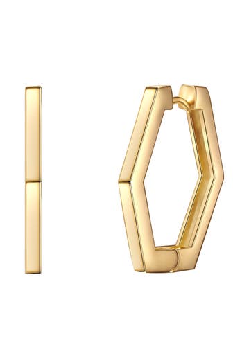 LULU & JANE Ohrringe Messing gelbgold