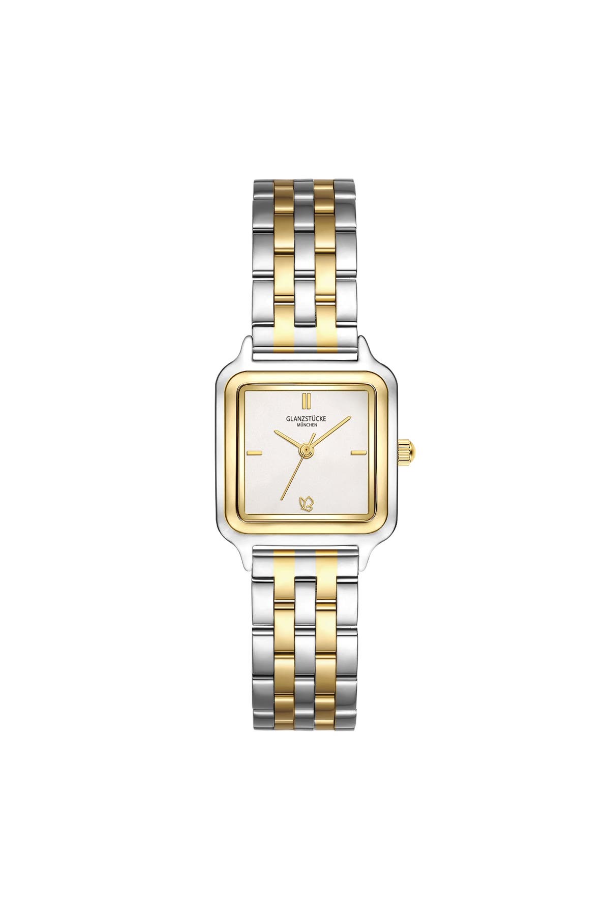 GLANZSTÜCKE MÜNCHEN Quarzuhr Damen Quarzuhr bicolor Edelstahl bicolor, Bild 1