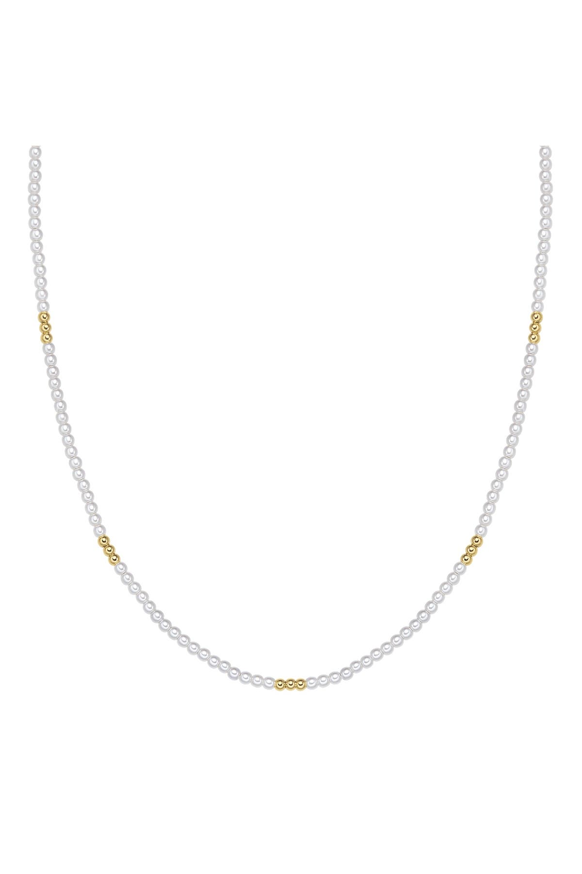 YOKOAMII Kette Perle (synth.) OneColor, Bild 1