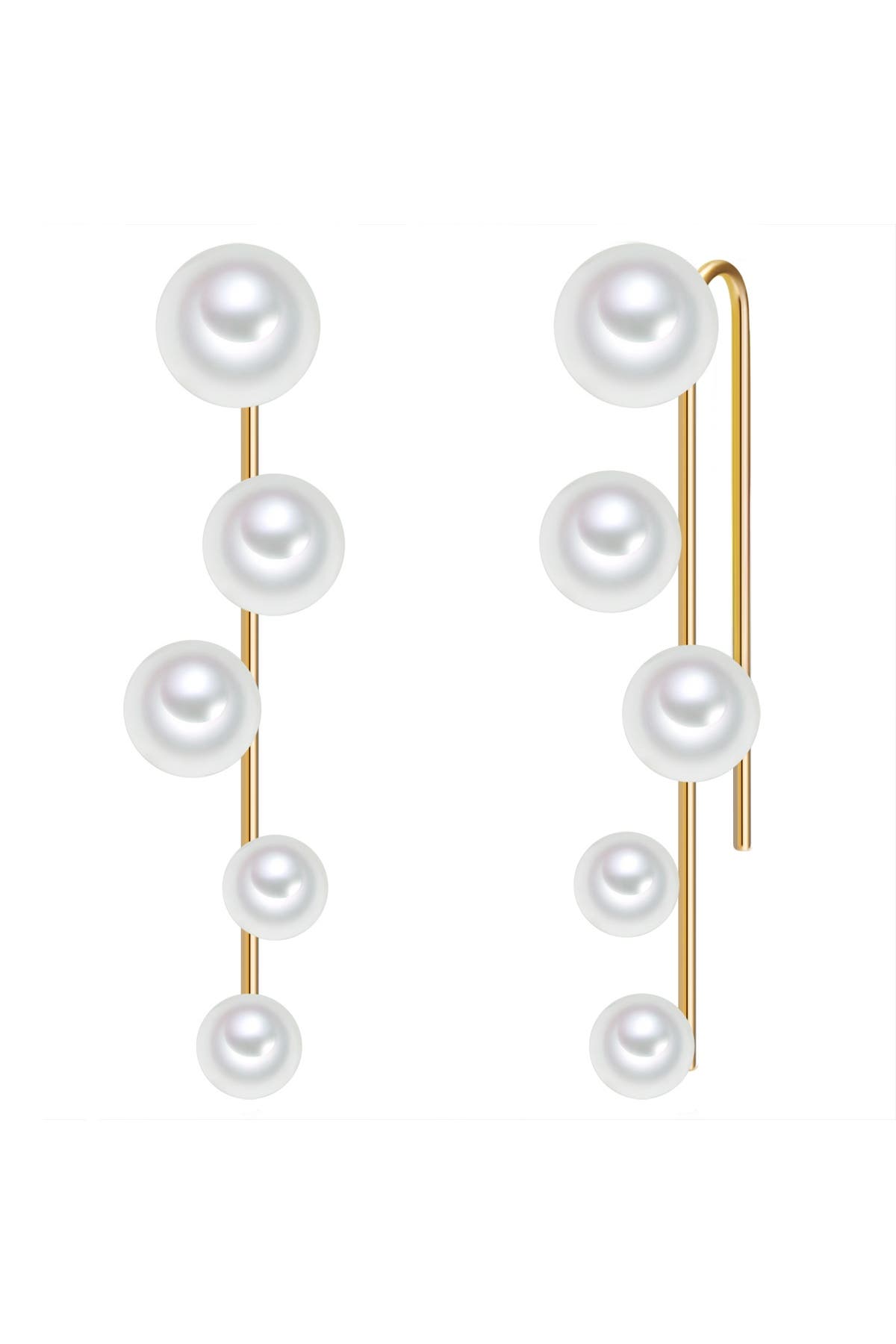 LULU & JANE Ohrringe Sterling Silber OneColor, Bild 1