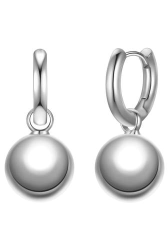 YOKOAMII Ohrringe Metall-Legierung silber