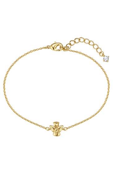 LULU & JANE Armband Messing gelbgold