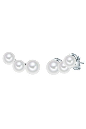 VALERO PEARLS Ohrringe Sterling Silber silber