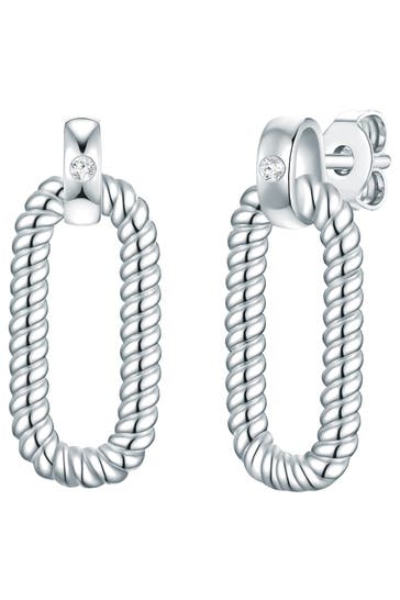 LULU & JANE Ohrringe Sterling Silber silber