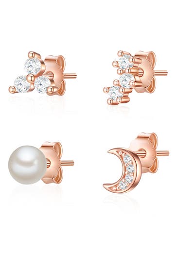 GLANZSTÜCKE MÜNCHEN Schmuckset Sterling Silber roségold