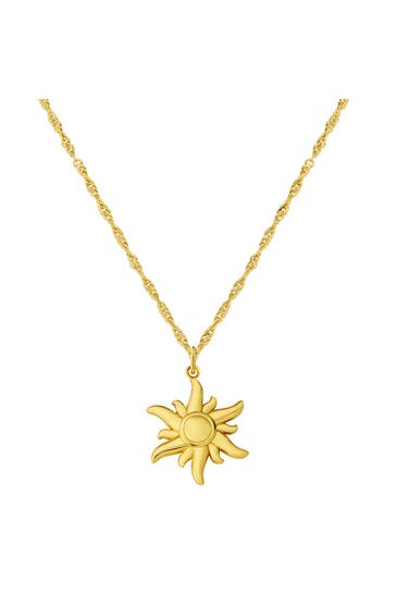 GLANZSTÜCKE MÜNCHEN Kette Sterling Silber gelbgold