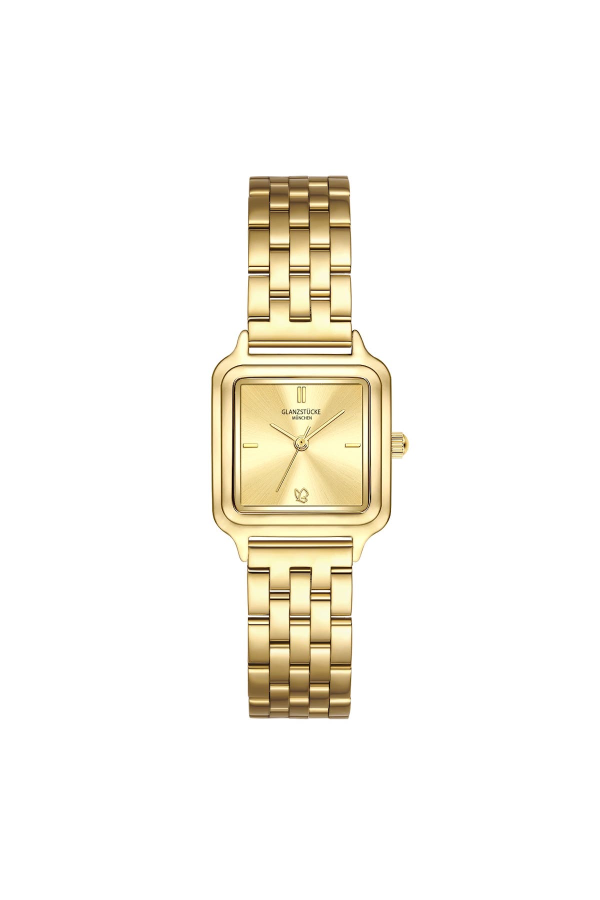GLANZSTÜCKE MÜNCHEN Quarzuhr Damen Quarzuhr gelbgold Edelstahl gelbgold, Bild 1
