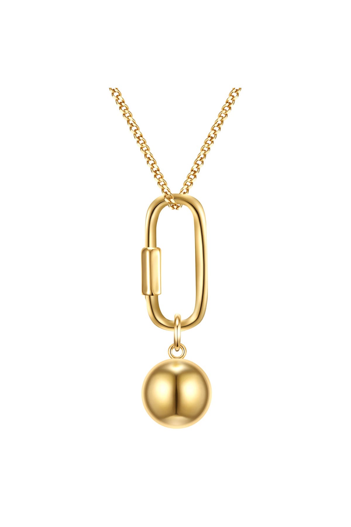 LULU & JANE Kette Metall gelbgold, Bild 1