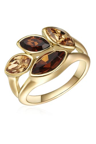 LULU & JANE Ring Messing gelbgold