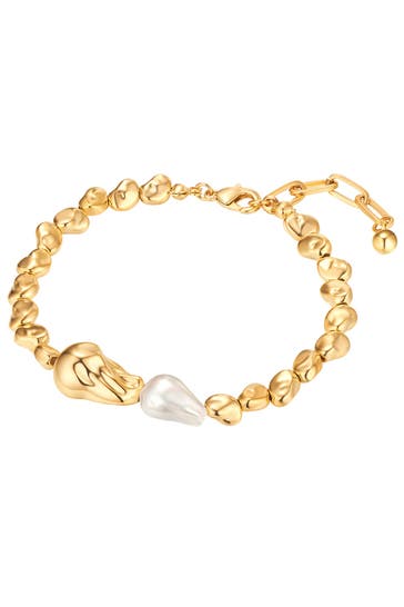 YOKOAMII Armband Metall gelbgold