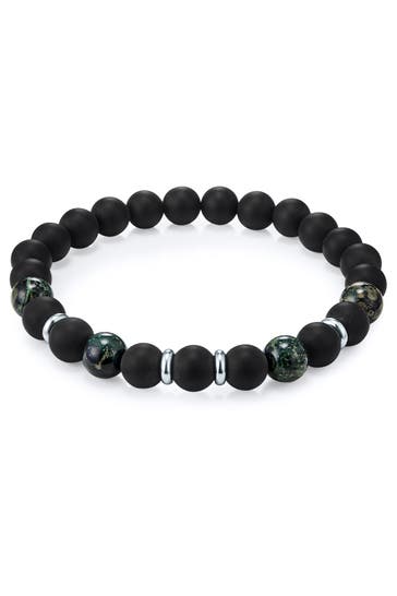 TRUE REBELS Armband schwarz schwarz