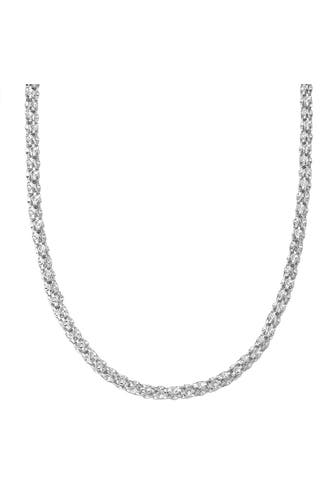 YOKOAMII Kette Messing silber