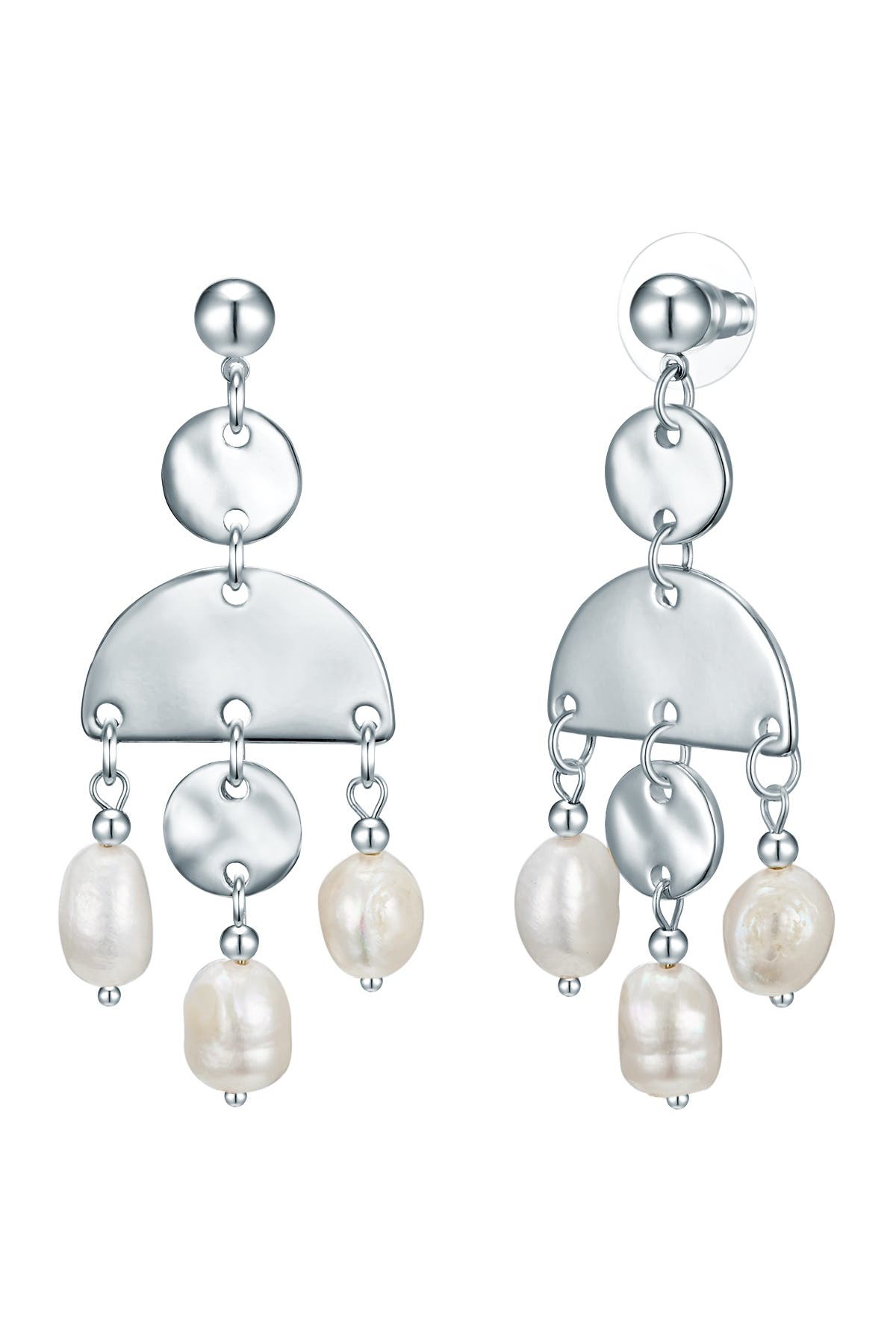 LULU & JANE Ohrringe Metall OneColor, Bild 1