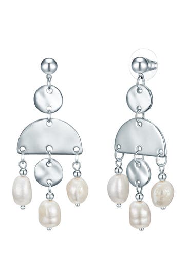 LULU & JANE Ohrringe Metall silber