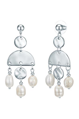 LULU & JANE Ohrringe Metall silber