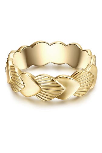 LULU & JANE Ring Messing gelbgold