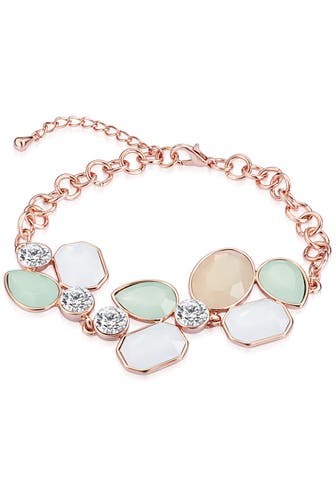 LULU & JANE Armband Metall-Legierung roségold