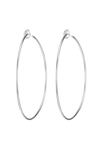 LULU & JANE Ohrringe Messing silber