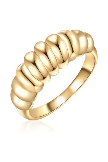 LULU & JANE Ring Metall gelbgold