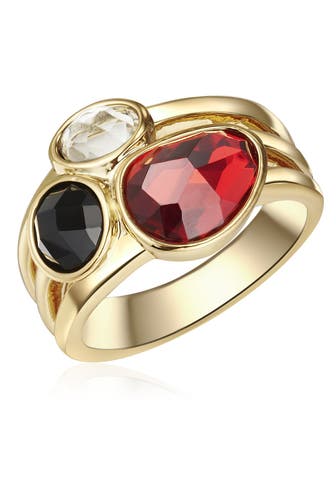 LULU & JANE Ring Metall-Legierung gelbgold