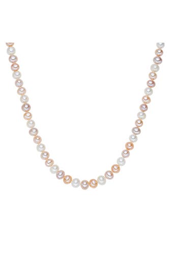 VALERO PEARLS Kette Süßwasser-Zuchtperle OneColor
