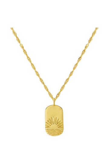 GLANZSTÜCKE MÜNCHEN Kette Sterling Silber gelbgold