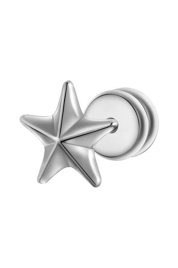 TRUE REBELS Ohrringe Edelstahl silber