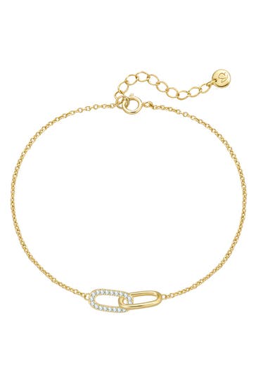 GLANZSTÜCKE MÜNCHEN Armband Sterling Silber gelbgold