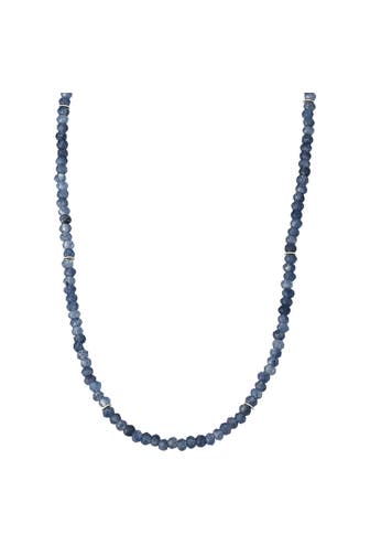 GLANZSTÜCKE MÜNCHEN Kette Chalcedon blau