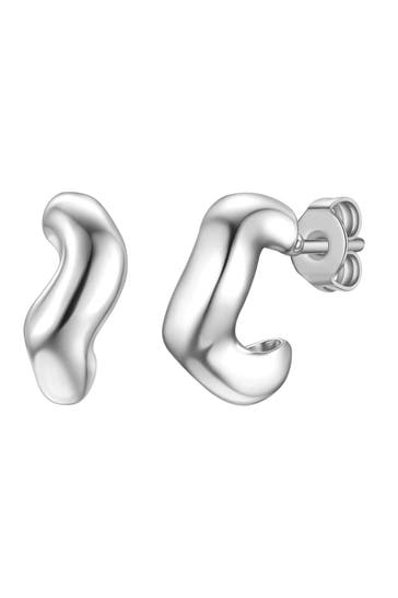 YOKOAMII Ohrringe Messing silber