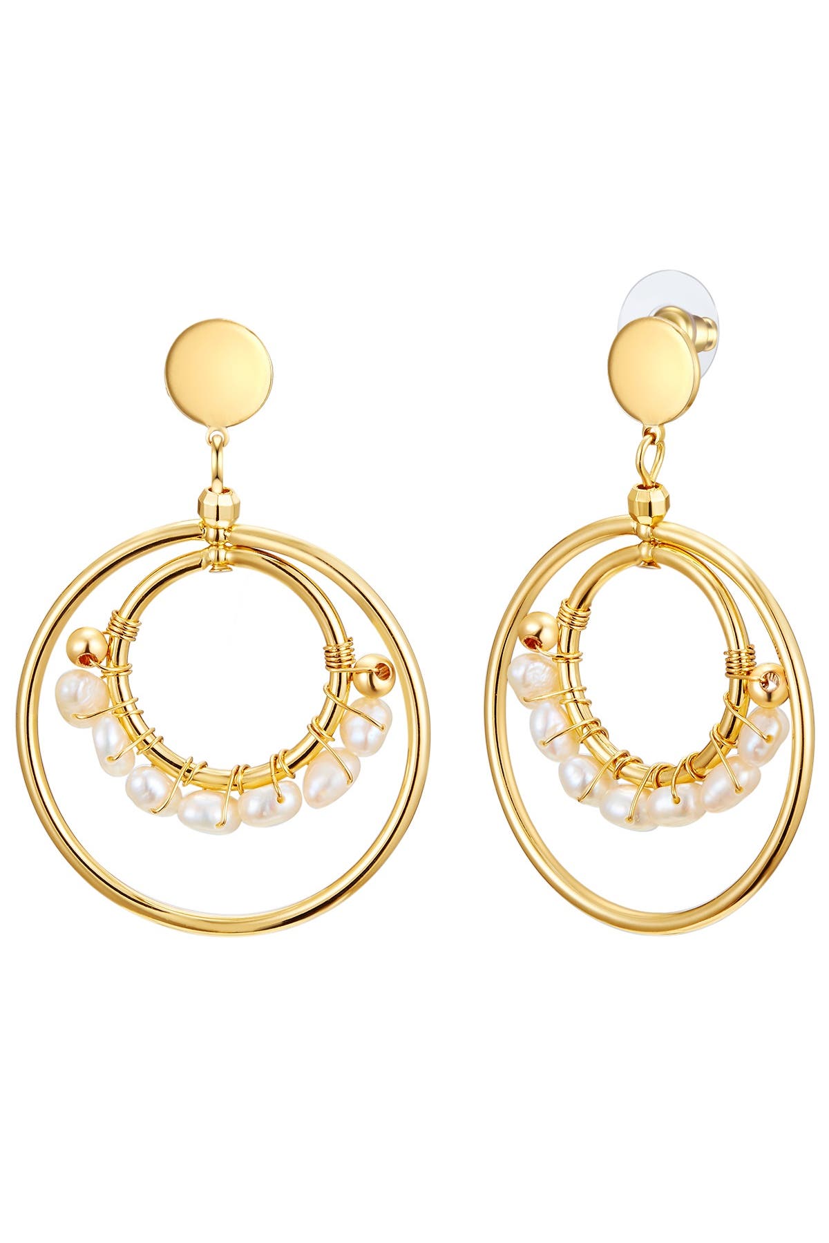 LULU & JANE Ohrringe Metall OneColor, Bild 1