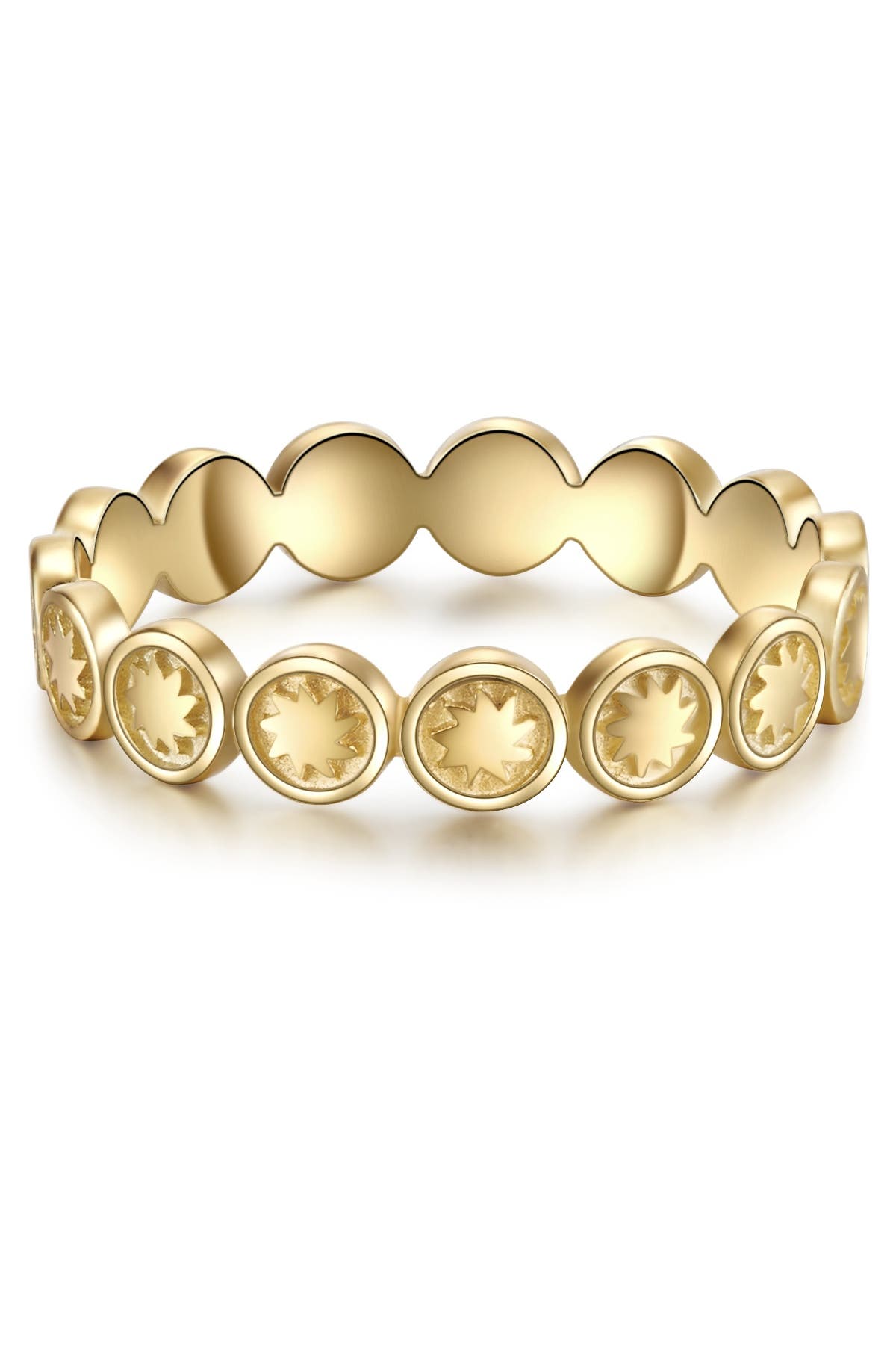 LULU & JANE Ring Messing gelbgold, Bild 1