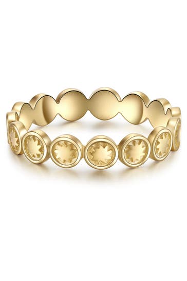 LULU & JANE Ring Messing gelbgold
