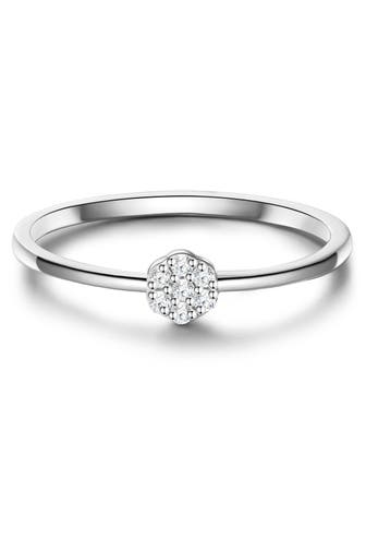 LULU & JANE Ring Messing silber