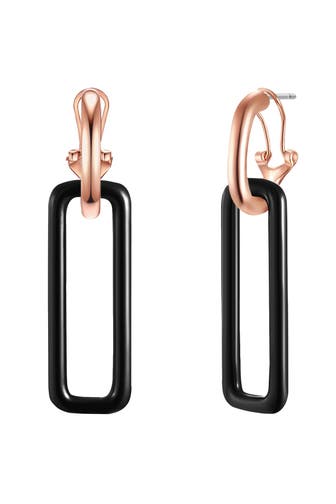 LULU & JANE Ohrringe Muschelkernperle roségold
