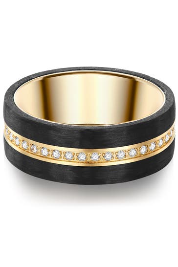 TRILANI Ring Edelstahl gelbgold