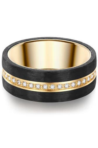 TRILANI Ring Edelstahl gelbgold