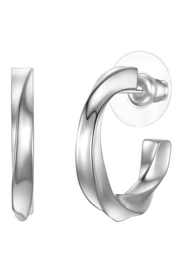 YOKOAMII Ohrringe Creolen silber