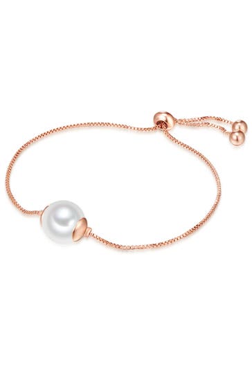LULU & JANE Armband Messing roségold