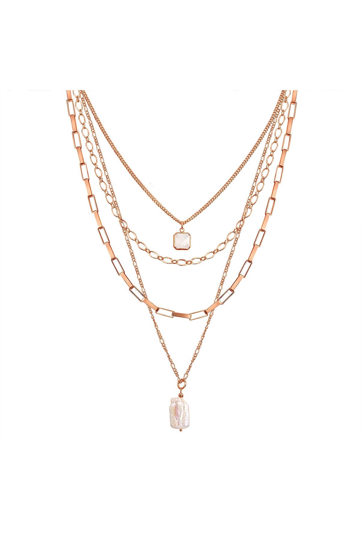 LULU & JANE Kette Metall-Legierung gelbgold, Bild 1