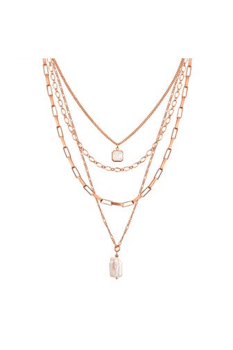 LULU & JANE Kette Metall-Legierung gelbgold