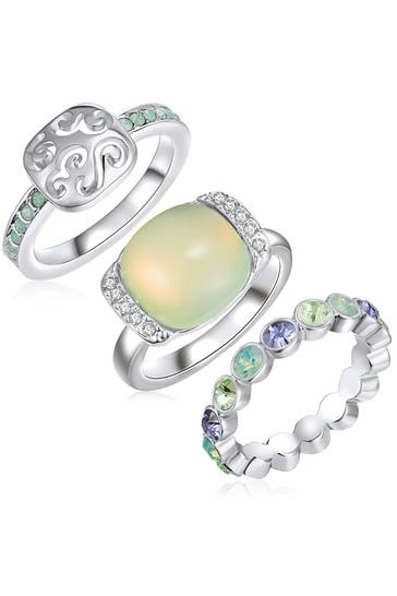 LULU & JANE Ring Metall-Legierung silber