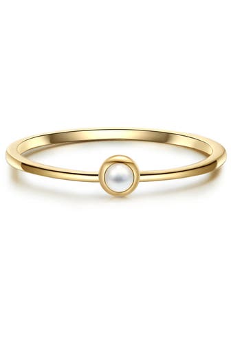 GLANZSTÜCKE MÜNCHEN Ring Sterling Silber gelbgold